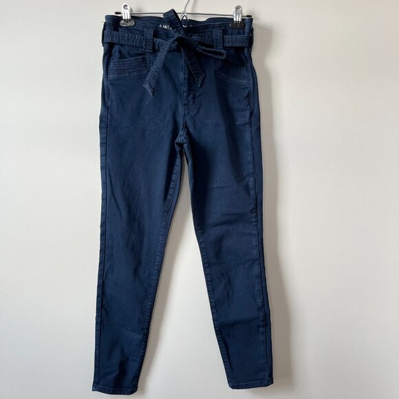 American Eagle Super High Rise Jeggings, Next Level Stretch – Size 8 Short - Picture 2 of 6